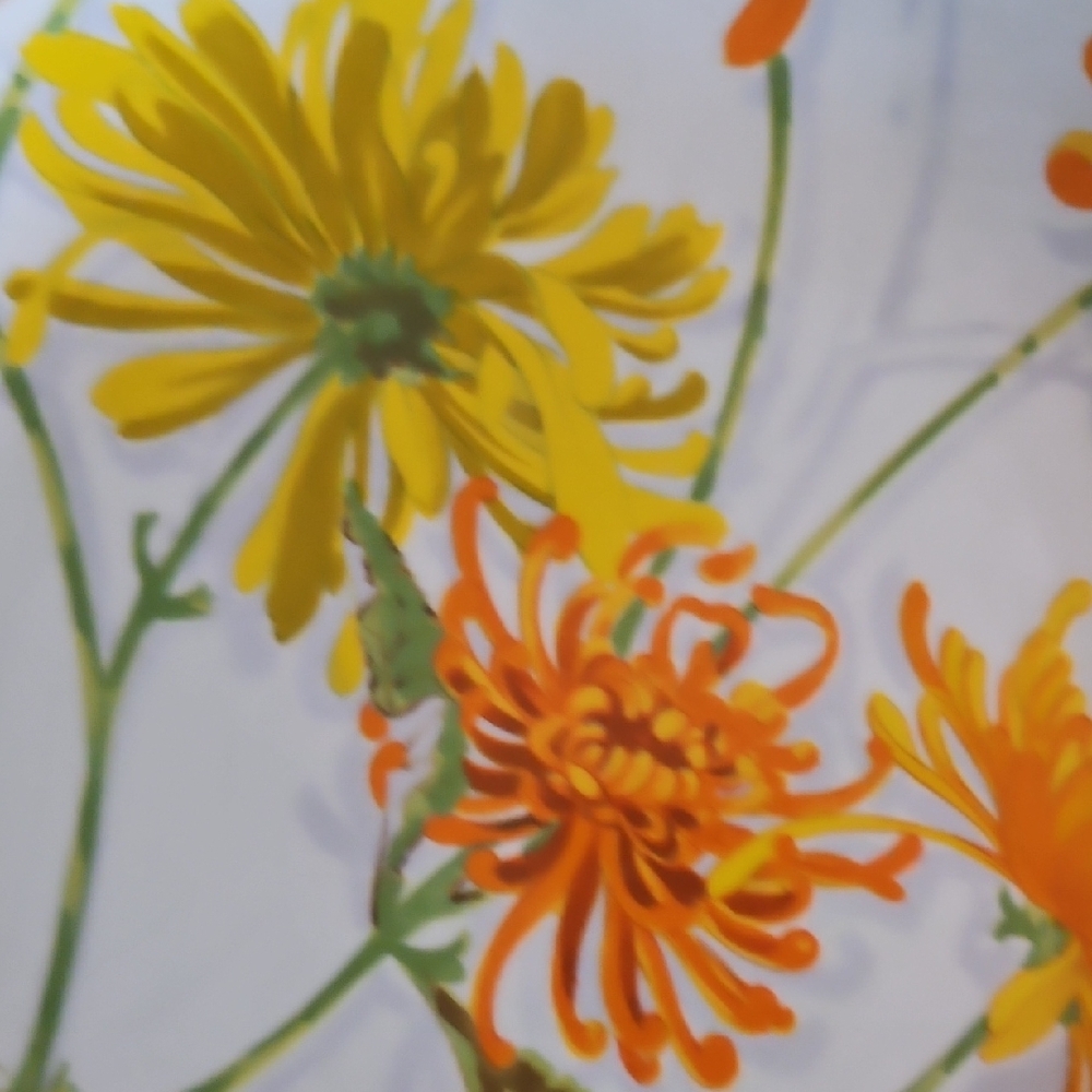 Charming Floral Cake Stand by Seymour Mann with Vibrant Blooms - Picture 4 of 7